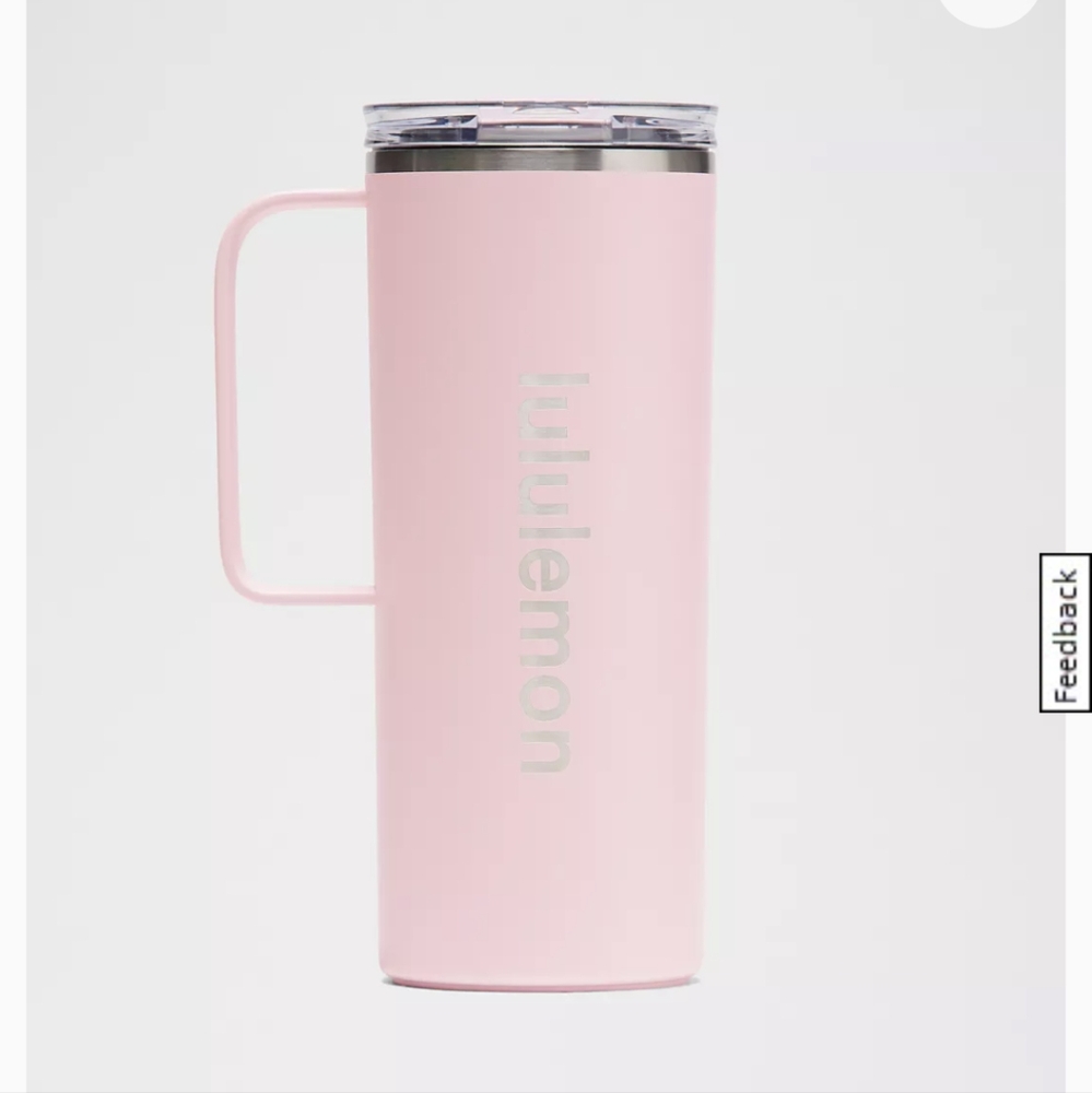 New Lululemon Insulated Mug 20oz Blissful Pink